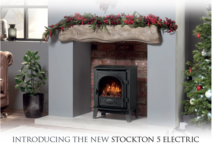 Stockton 5 Electric Stove Croydon Fireplaces